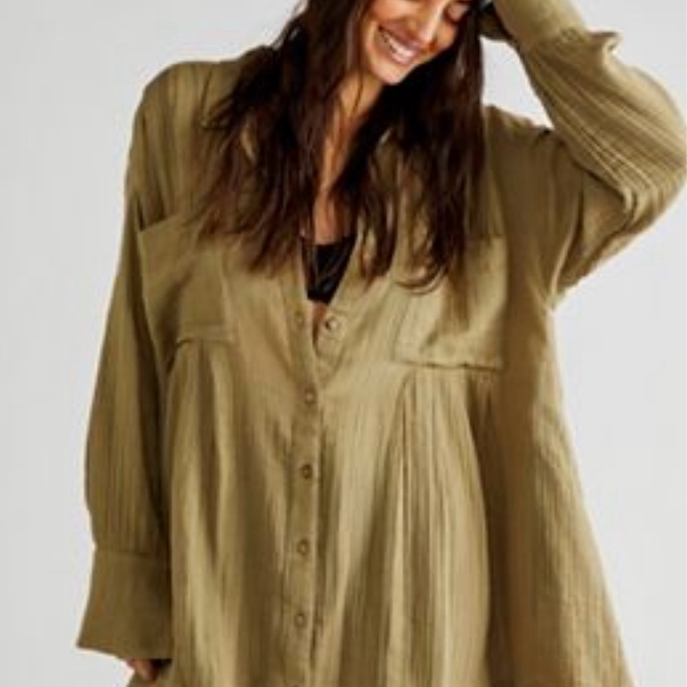Free People The Voyager Shirtdress